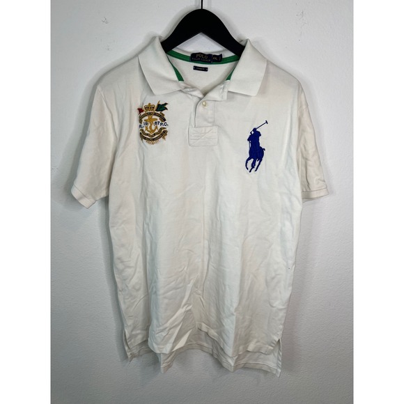Polo Ralph Lauren Other - Polo Ralph Lauren Mens Polo Shirt Big Pony Crest Embroidery White XXL